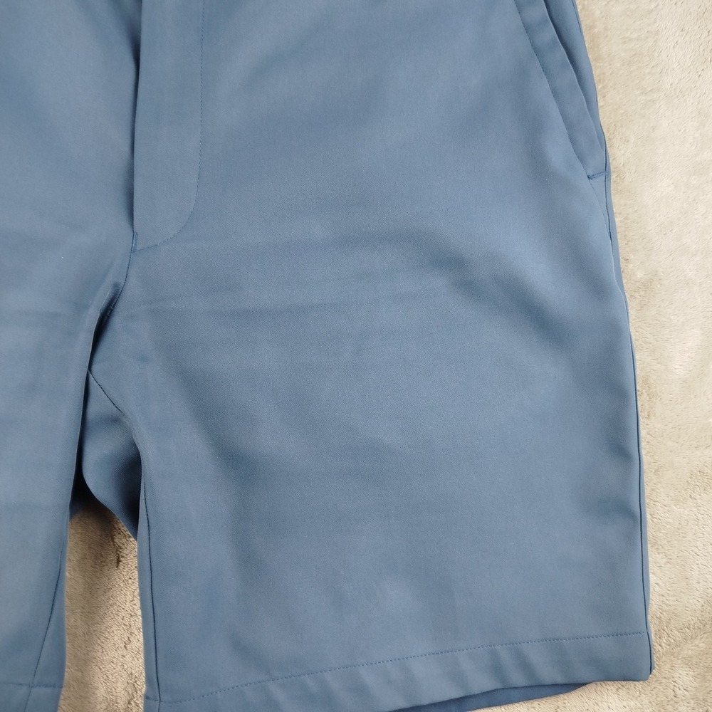 Peter Millar Salem Crown Sport Performance Shorts Mens 36 Blue Chino 8"In Golf - Picture 5 of 11